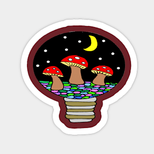 Shroom of light Sticker